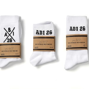 Graduation 26 Socks - High School Graduation 2026 - Tennis Socks image 1