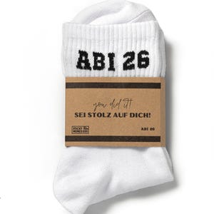 Graduation 26 Socks - High School Graduation 2026 - Tennis Socks image 4