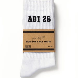 Graduation 26 Socks - High School Graduation 2026 - Tennis Socks image 2