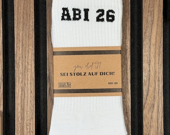 Graduation 26 Socks - High School Graduation 2026 - Tennis Socks