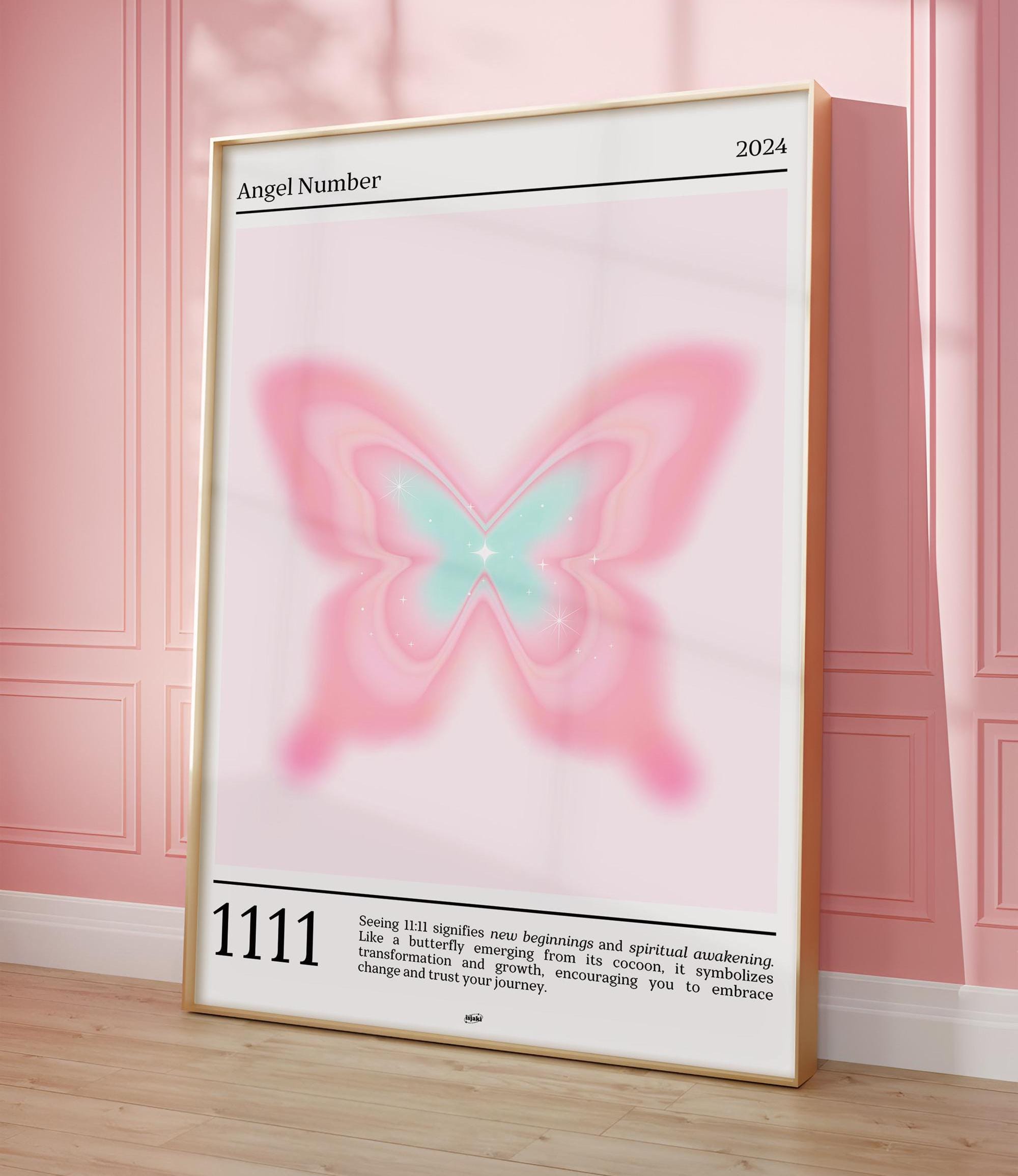 1111 Angel Number Poster - Etsy