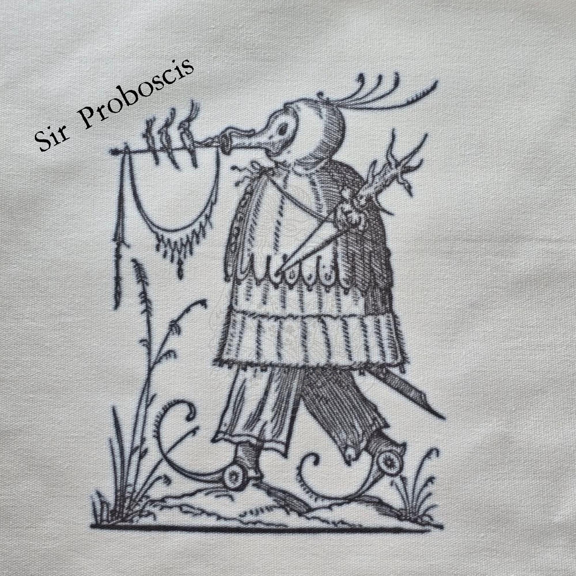 Medieval Monsters Part THREE: THE RECKONING 1500s Embroidery Pattern ...
