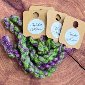 Handspun Embroidery Thread, Colorway: Hex, 100% Wool