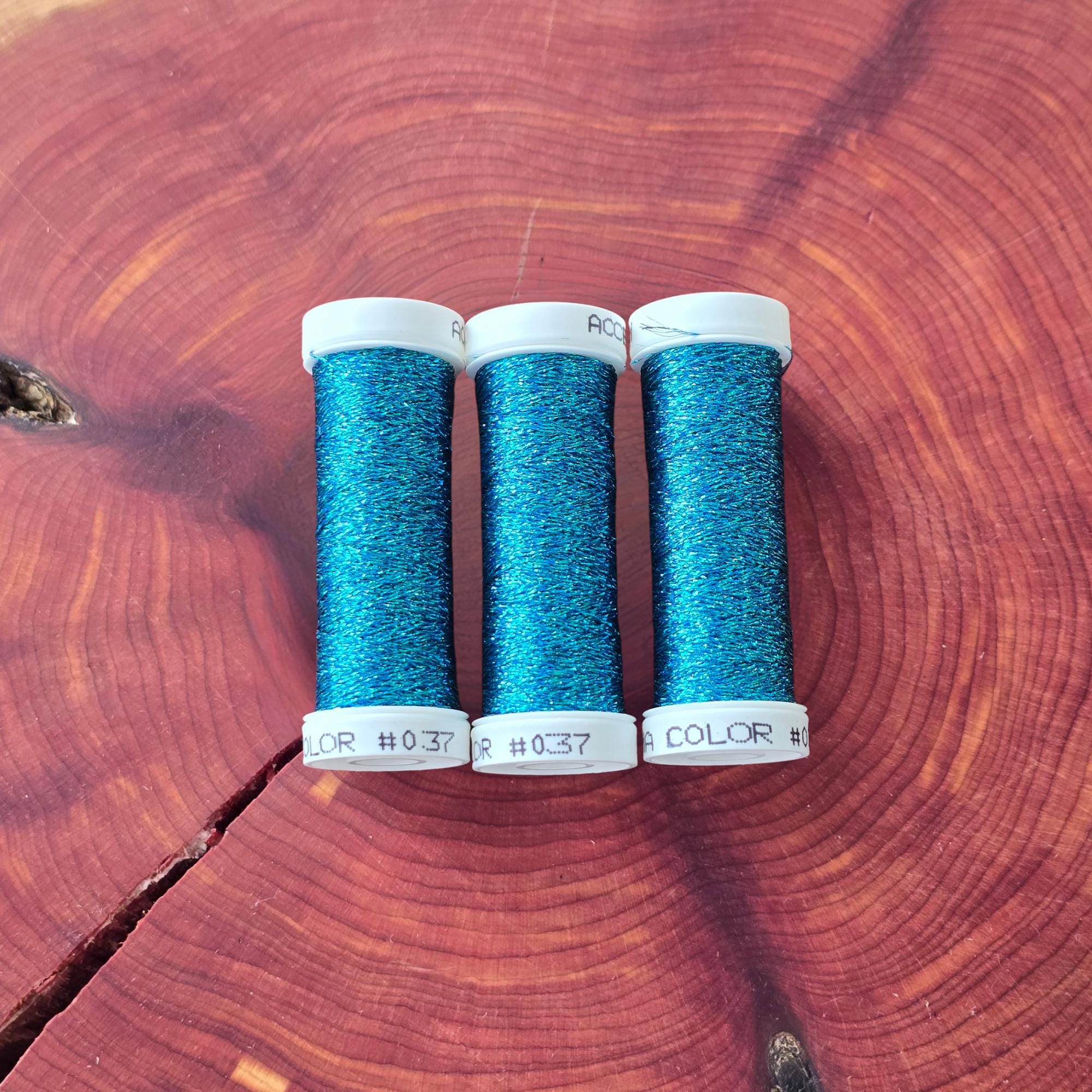 Sparkle Threads Accentuate Metallic Filament Thread, 50 Meter Spools, Sparkle Glitter ...