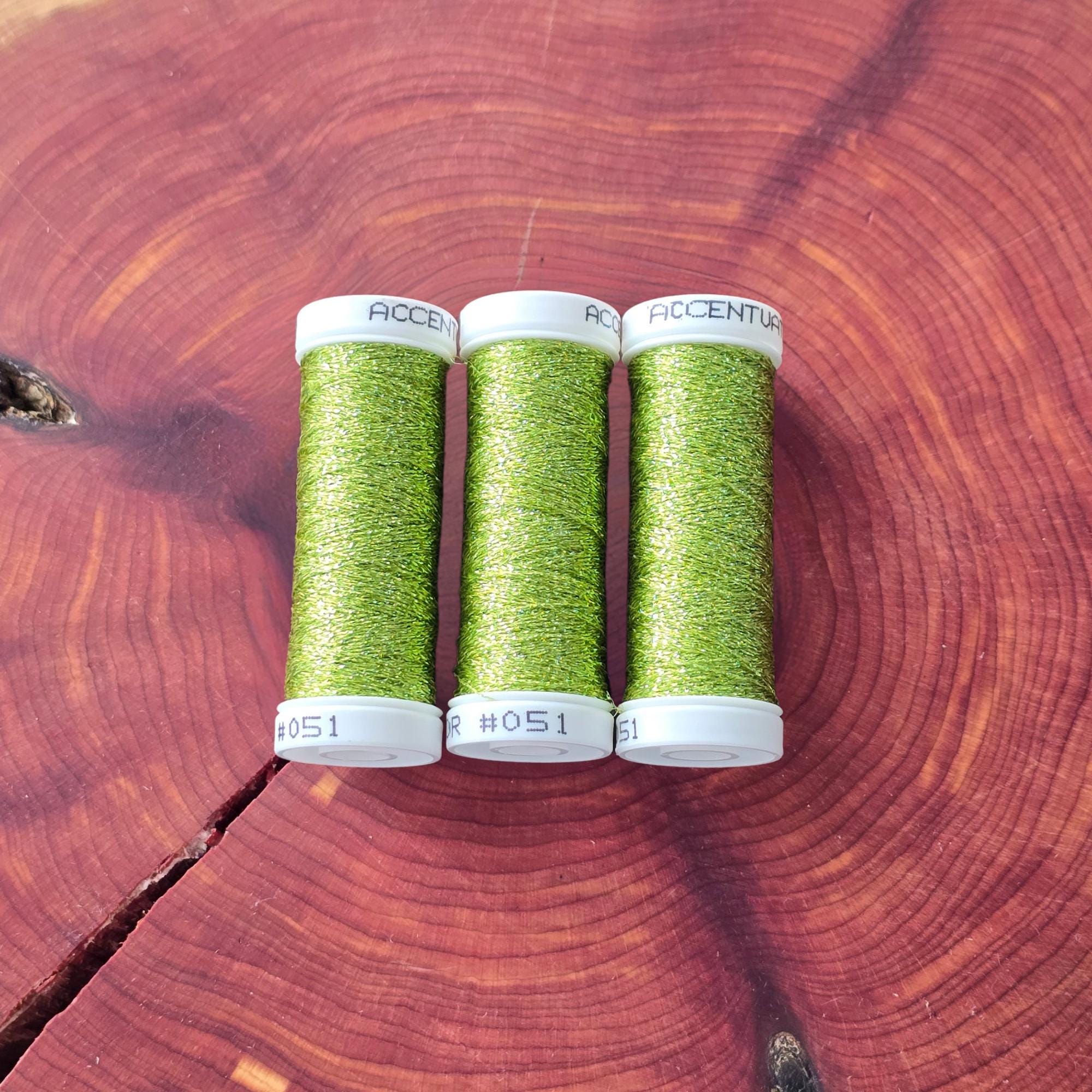 Sparkle Threads Accentuate Metallic Filament Thread, 50 Meter Spools, Sparkle Glitter ...
