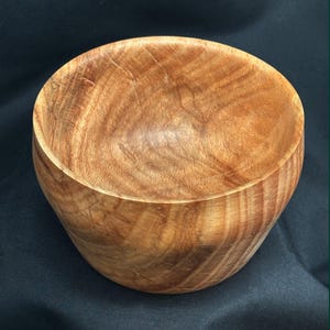 Cherry Wood Trinket Dish: Small Dip Bowl, Ring Tray