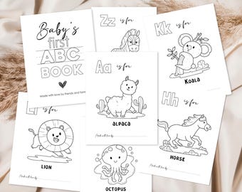 Baby Shower ABC Book Activity: Teacher-Made Keepsake (Digital Download) D03