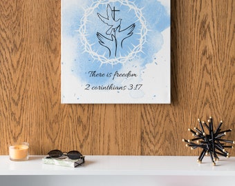 2 Corinthians Wall Art, printable download, verse