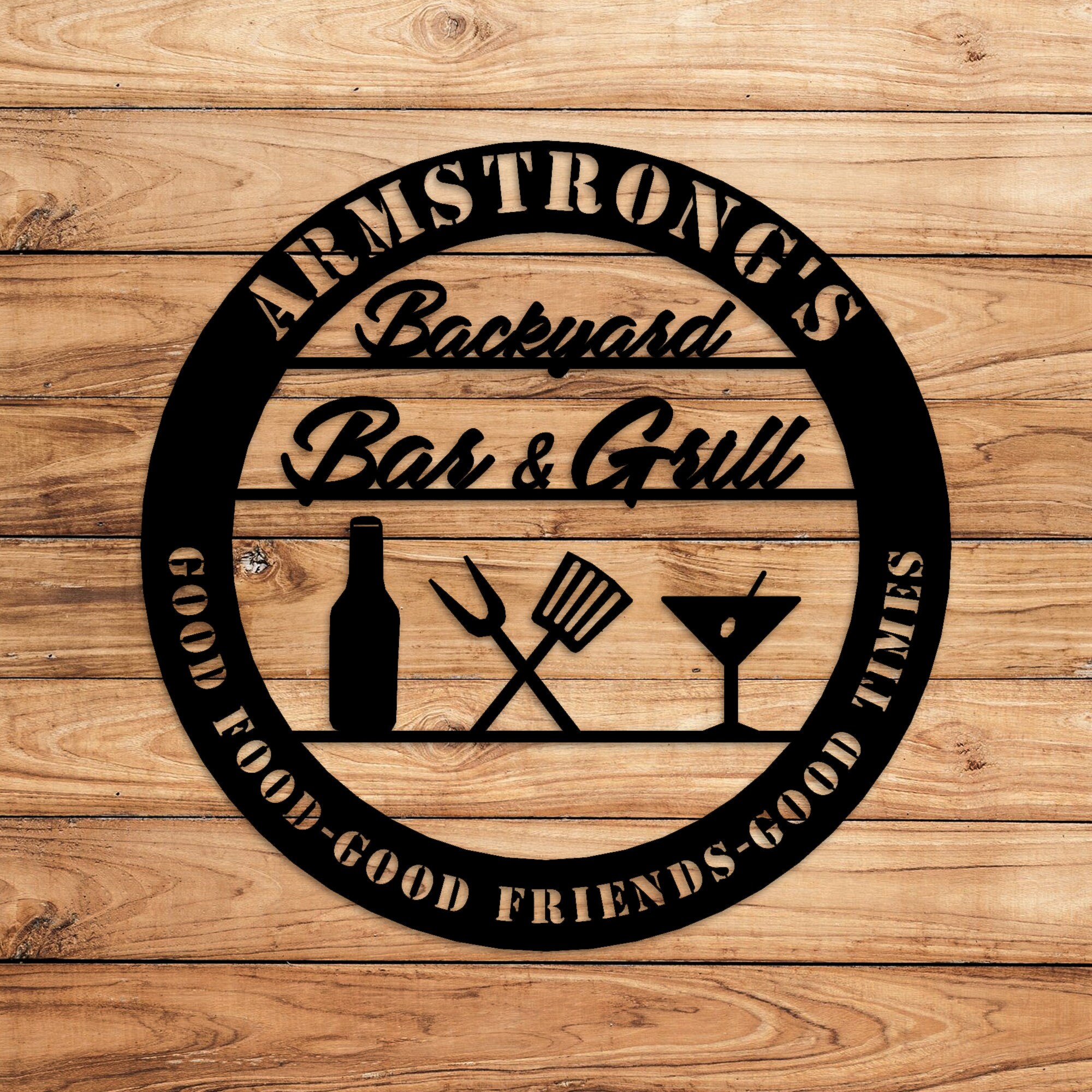 Custom Bar and Grill Sign Personalized Bar and Grill Sign Etsy