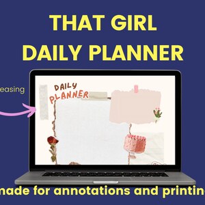 beige and brown cute vintage collage paper daily planner | A4 | that girl planner | daily planning | lifestyle planning