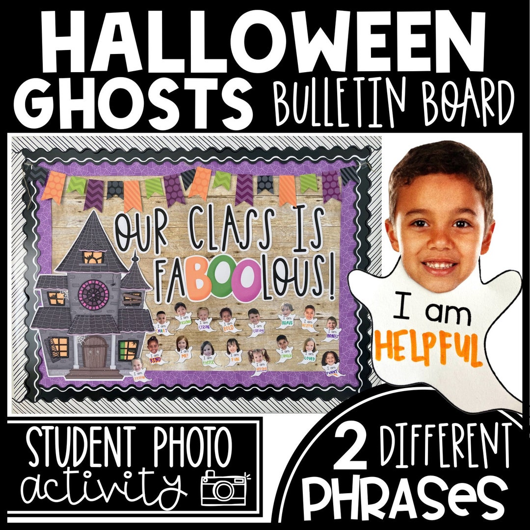 Halloween Bulletin Board - Ghost Bulletin Board - Ghost Craft ...