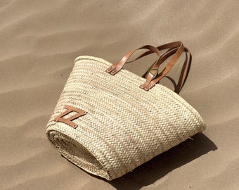 Market basket,Moroccan bag, moroccan straw bag, moroccan basket, french basket bag, farmers market bag,shopping basket,straw beach bag