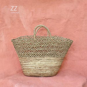 basket bag  - Beach Market Shopping - Straw Wicker - RETAILERS CONTACT ME