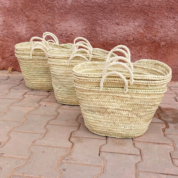 WHOLESALE 10 x Moroccan Straw Bags, Plain Straw Baskets, Bridemaids Bachelorette Bags, Personalised Bags, Beach Totes