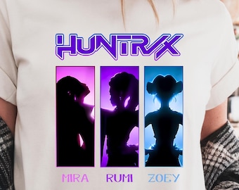 Camiseta de Cazadores de Demonios del Kpop, Camiseta de Manga Jinu, Regalo para Amantes del Pop Coreano, Camiseta de Huntrix del Kpop, Merchandising de Cazadores de Demonios, Camiseta de Fan de Saja Girls, Comodidad