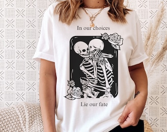Dark Academia Shirt, Fairy Grunge T-shirt, Dark Cottagecore Clothing, Goblincore Shirt