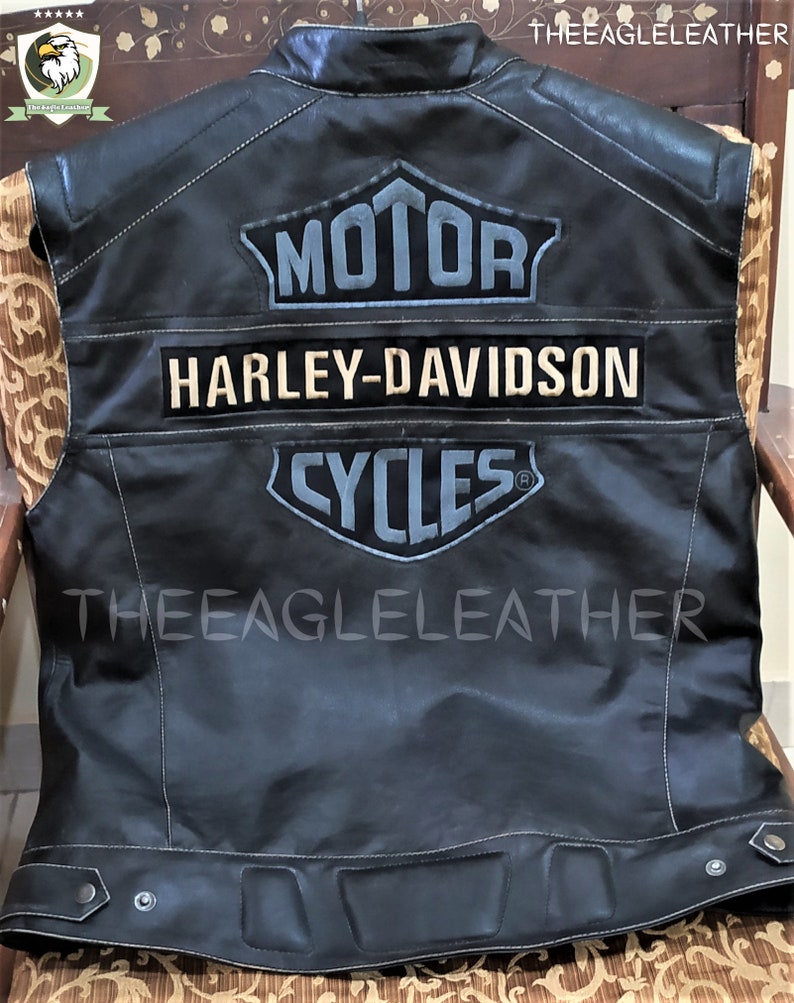 Harley Davidson Men's Motorcycle Passing Link Vest Etsy