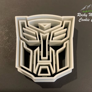 Transformer Logo Lollipop Chocolate & Soap Candy Mold – Clear Plastic Mold For DIY Treats