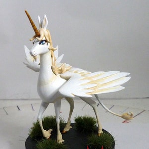 Winged Unicorn OOAK figurine