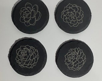 Slate Stone Coaster Sets