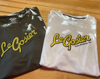 T-shirt from Bar Le Gosier, in Trois-Rivières. Popular in the 70s, 80s and 90s, it was destroyed in a fire. Vintage Quebec item.