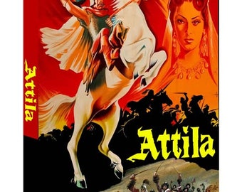 Attila (2 versions) starring Anthony Quinn