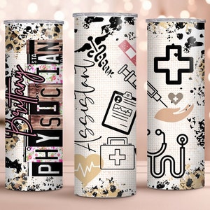 Personalized Physician Assistant Tumbler with Straw, PA Tumbler, PA Or Physician Assistant Gift. PA Graduation Gift for Pa School Graduation