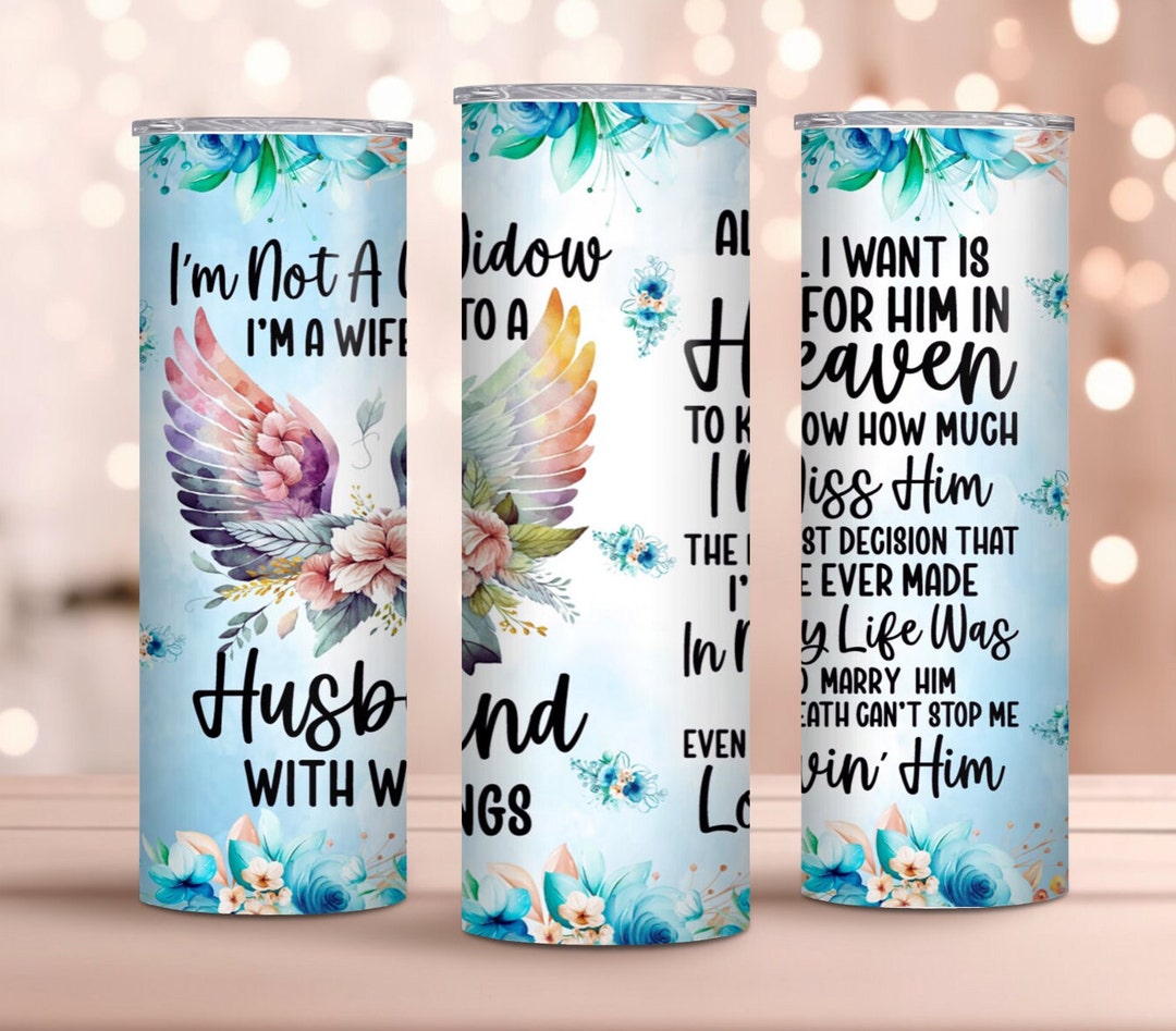 Memorial Tumbler Personalized, Custom Memorial Mug, Remembrance Tumbler ...