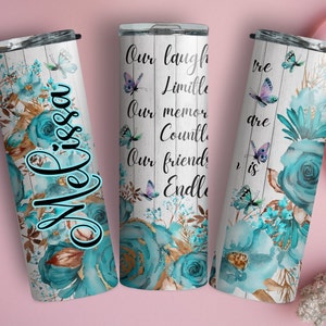 PERSONALIZED Friendship Tumbler for Bestie, Gift for Best Friend Skinny ...