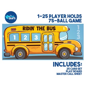 Ridin' The Bus - 25 Spieler Hold Bingo Kartenspiel