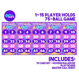 Totally 90s - Double Action Holds - Juego de bingo con cartas para 15 jugadores