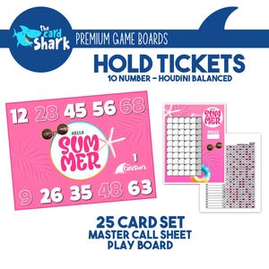 Bonjour l'été ! - Jeu de cartes Bingo Hold 25 joueurs
