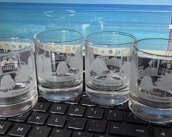 Juego de 4 vasos de chupito de whisky bourbon Jim Beam Urban Stillhouse - Louisville, Kentucky