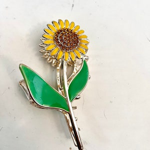 Sunflower Bohemian style Boho design Hair Clip/Claw for woman zinc alloy new sealed