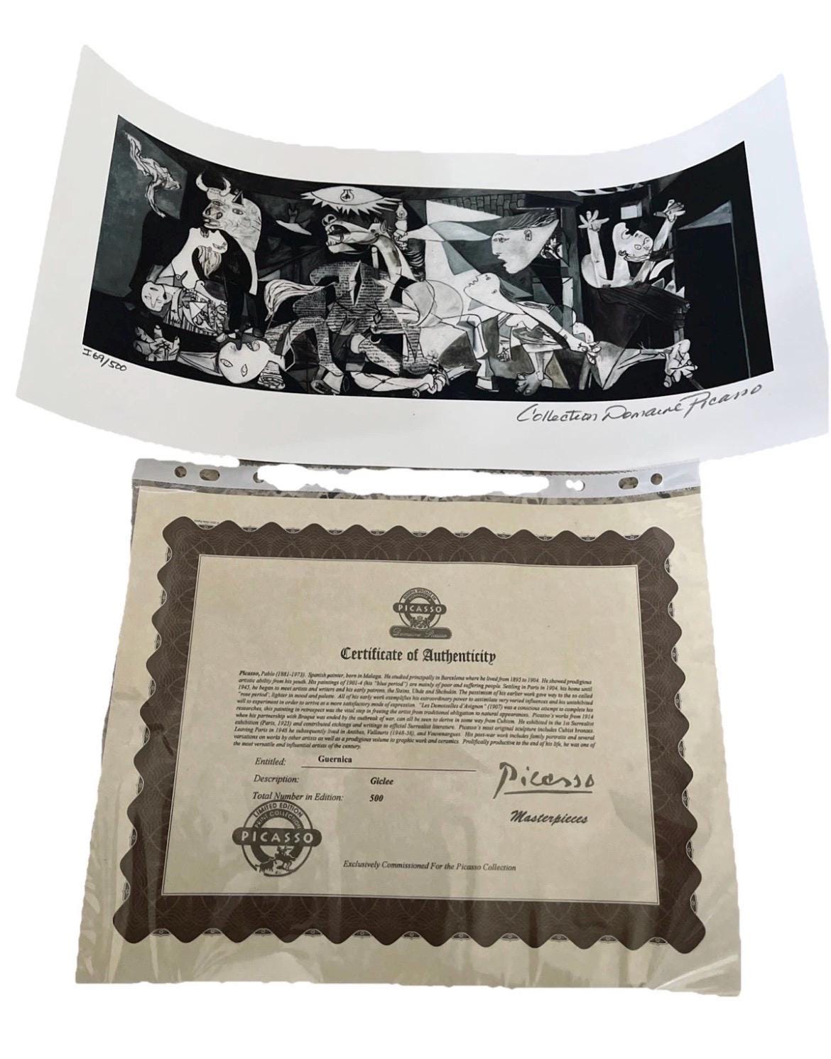 Picasso hand signed - Etsy 日本