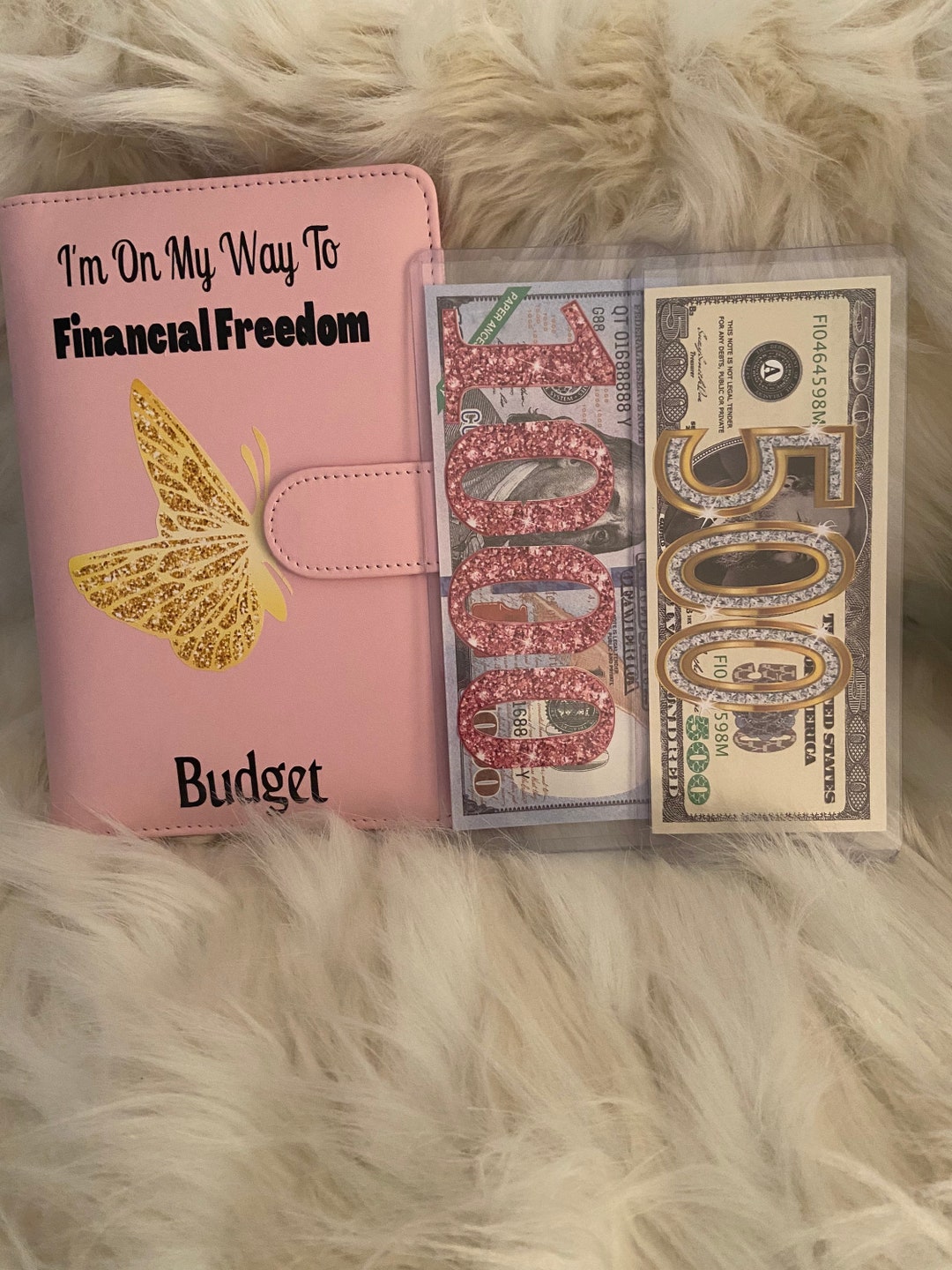 Budget Binder With A6 Cash Envelopes Along With One Five Etsy