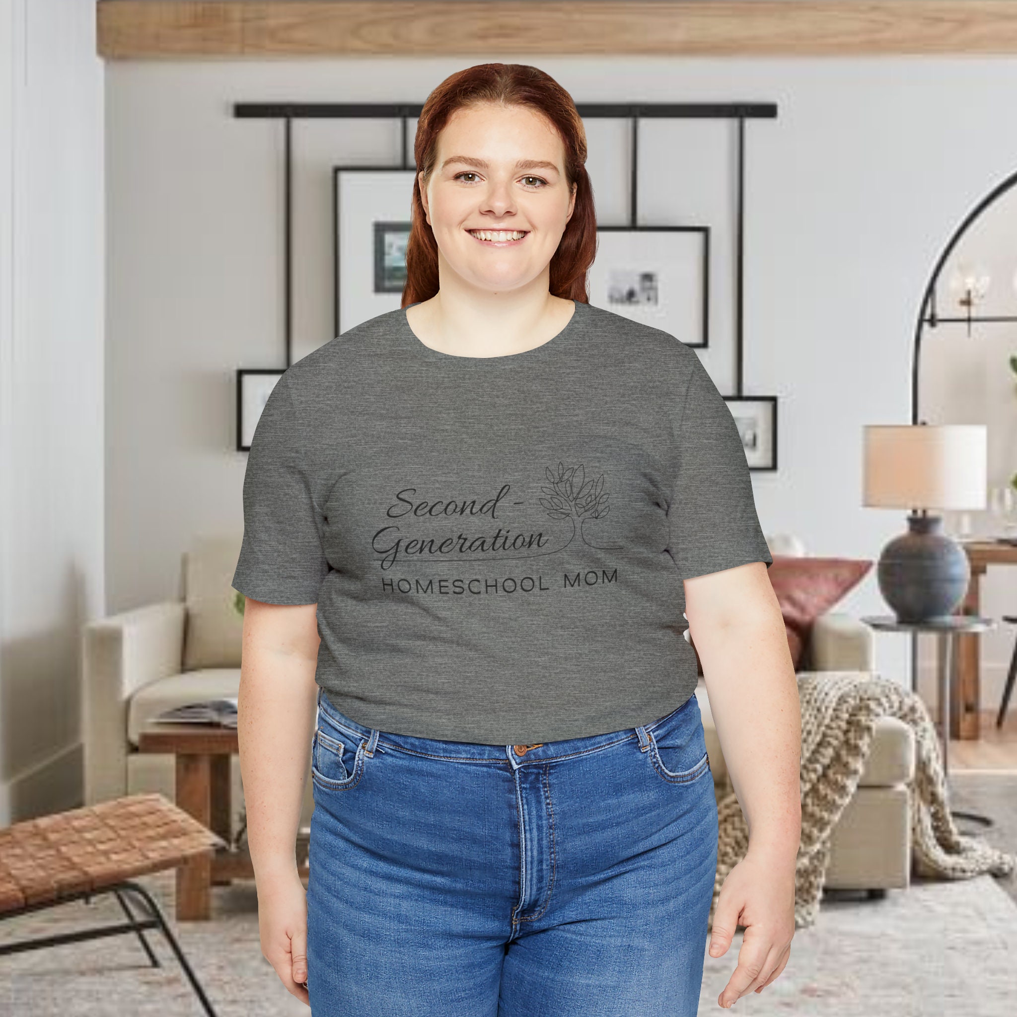 Second-generation Homeschool Mom Tee, Second Generation