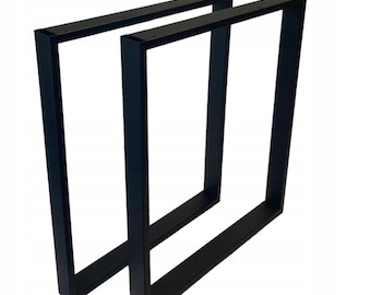 Tischbeine Tischgestell Tafelpoten Tischkufen Metall Industrial Pied de table Schwarz Loft Metalltisch Beine zum Tisch Industrietisch