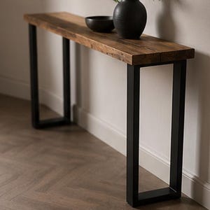 Pieds de console en métal pour loft