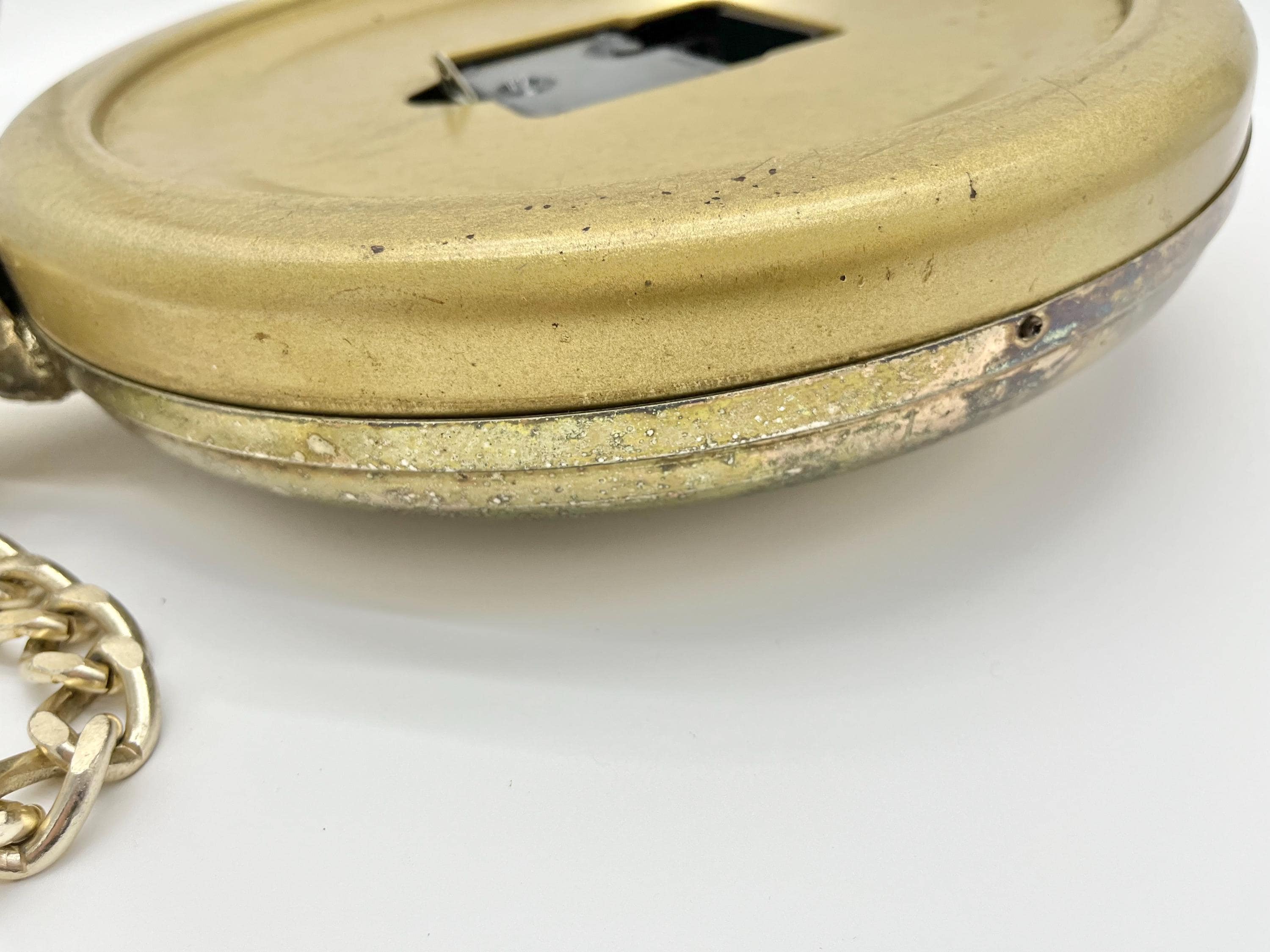 ヴィンテージ Landex 懐中時計スタイル 壁掛け時計 日本製 クォーツ