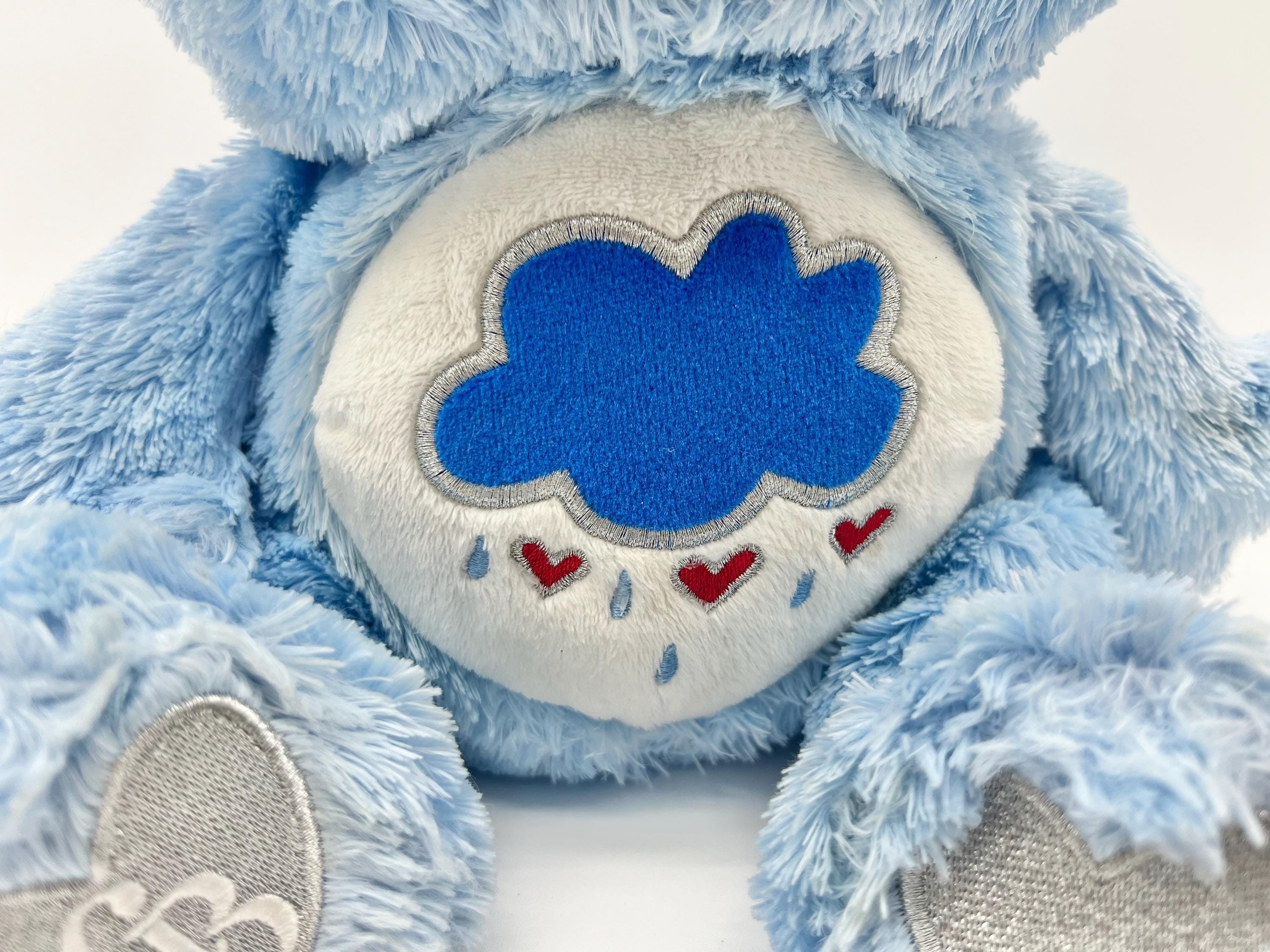 Swarovski Grumpy Care Bears Soft Toy 25th Anniversary Silver