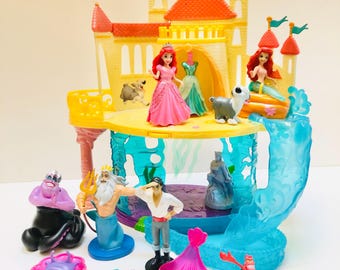 Disney Princess The Little Mermaid Castle Playset Mattel Magiclip Under Sea Toy Ariel Princesses
