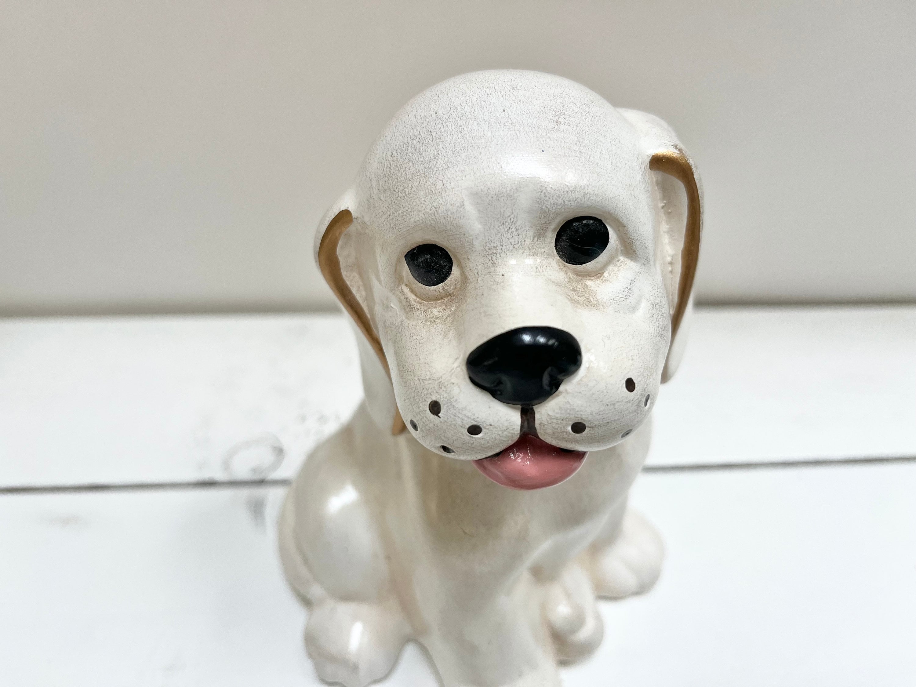 犬の親子　陶器置物/彫像　ラブラドール親子　アメリカ製　　サンドラ・ブルー 犬の親子 陶器置物/彫像 ラブラドール親子 アメリカ製 サンドラ