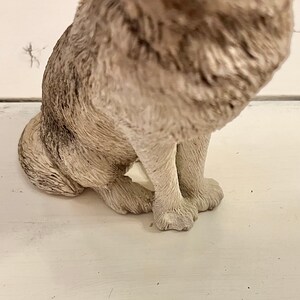 9.75" Howling Wolf With Cub Statue - Polyresin Animal Figure Collectible Display - View #14
