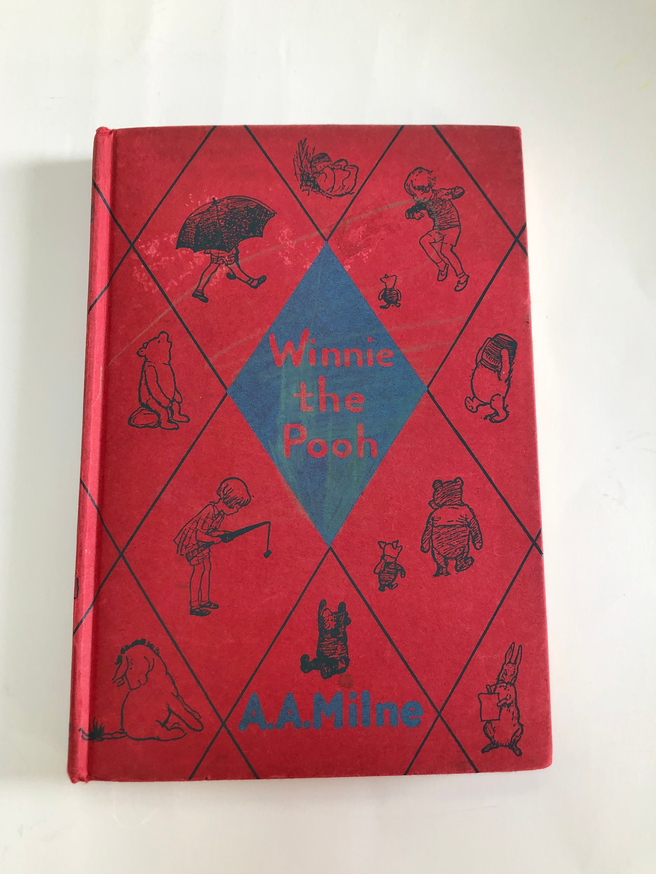 稀少1925年イギリス愛らしい絵本くまのプーさん洋書古書ジャンク