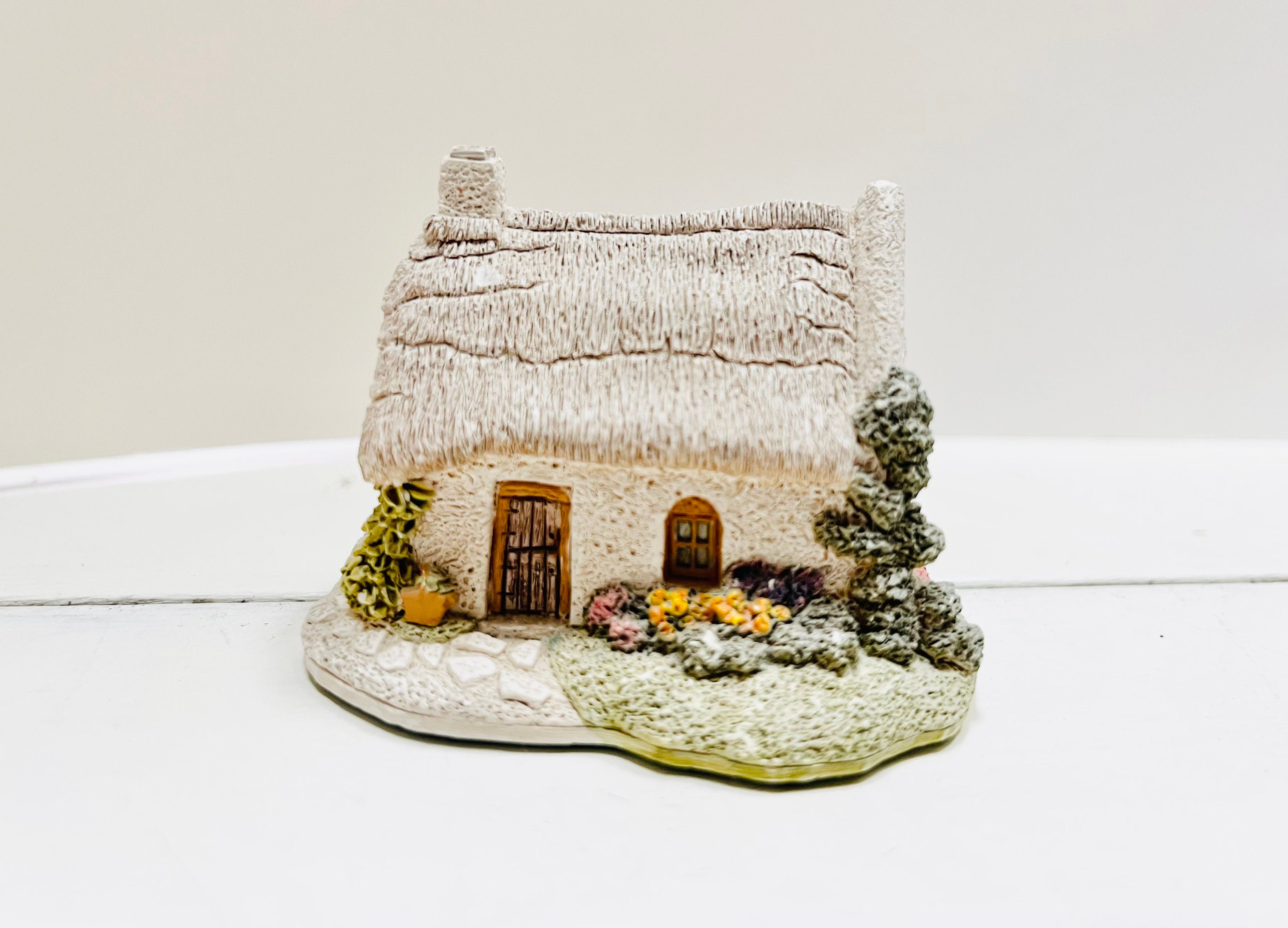 英国 Lilliput Lane Double cottage 1991 1991 Lilliput Lane Double Cottage #354 Retired Rare Blaise Hamlet