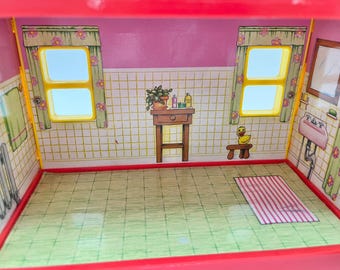 Vintage Sesame Street Baby Doll House: Playhouse ILLCO 1990s W