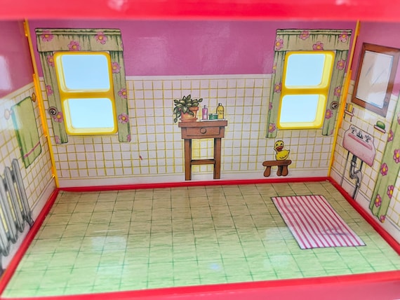 Vintage Sesame Street Baby Doll House: Playhouse ILLCO 1990s W