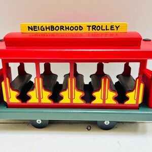 Mister Rogers Trolley Car Replica: Fred Holgate Toys Commemorative