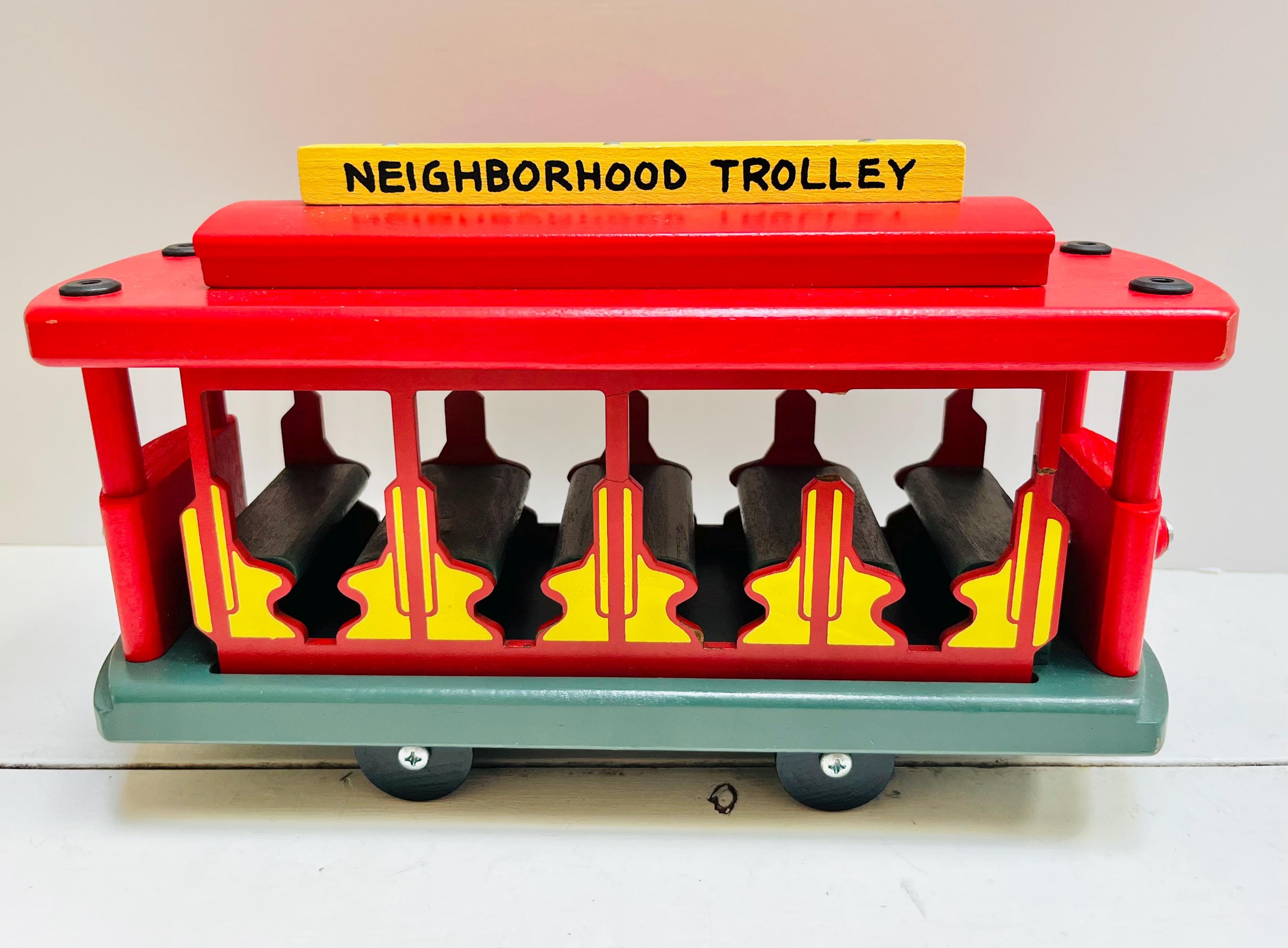 Mister Rogers Trolley Car Replica: Fred Holgate Toys Commemorative